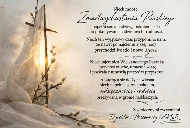 ŻYCZENIA WIELKANOCNE