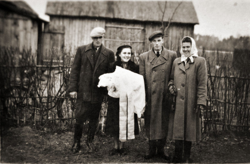 Edward Tokarski z rodziną